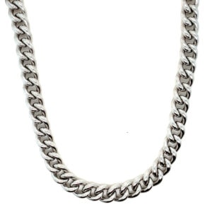 Sterling Silver chunky curb chain