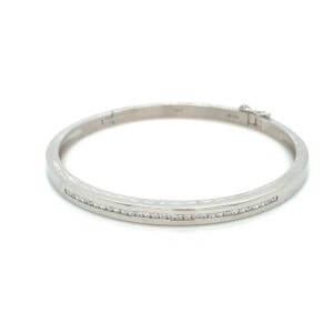 Sterling Silver crystal bangle